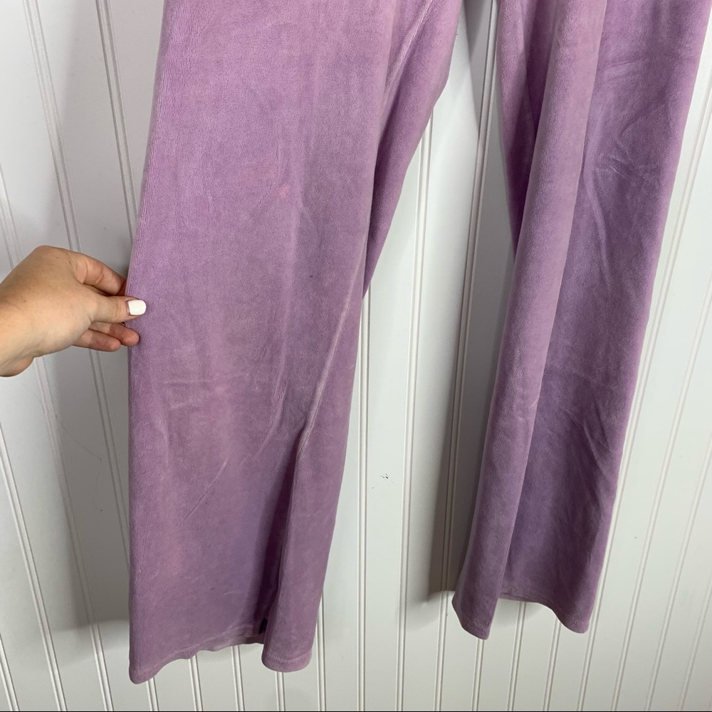Juicy Couture Purple Velour Pants Size Small - Picture 7 of 7